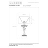Lucide EXTRAVAGANZA COCONUT - Lampe de table - Ø 30,5 cm - 1xE27 - Noir