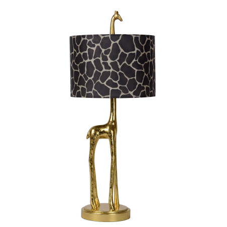 Lucide EXTRAVAGANZA MISS TALL - Lampe de table - Ø 25 cm - 1xE27 - Or Mat / Laiton