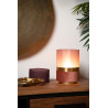 Lucide EXTRAVAGANZA TUSSE - Lampe de table - Ø 15 cm - 1xE14 - Rose