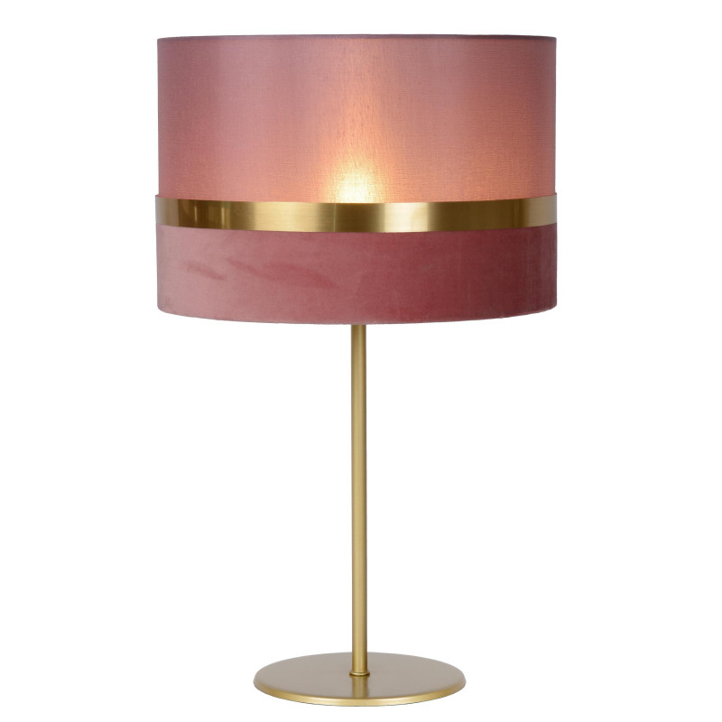 Lucide EXTRAVAGANZA TUSSE - Lampe de table - Ø 30 cm - 1xE14 - Rose