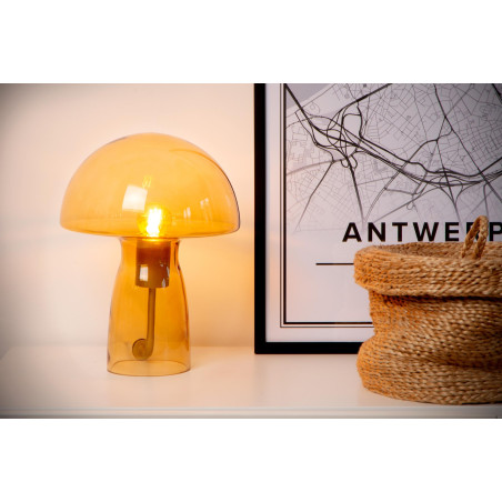 Lucide FUNGO - Lampe de table - 1xE27 - Orange