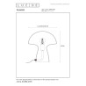 Lucide FUNGO - Lampe de table - 1xE27 - Orange