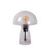 Lucide FUNGO - Lampe de table - 1xE27 - Fumé