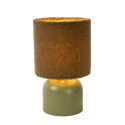 Lucide WOOLLY - Lampe de table - Ø 16 cm - 1xE14 - Vert