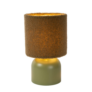 Lucide WOOLLY - Lampe de table - Ø 16 cm - 1xE14 - Vert