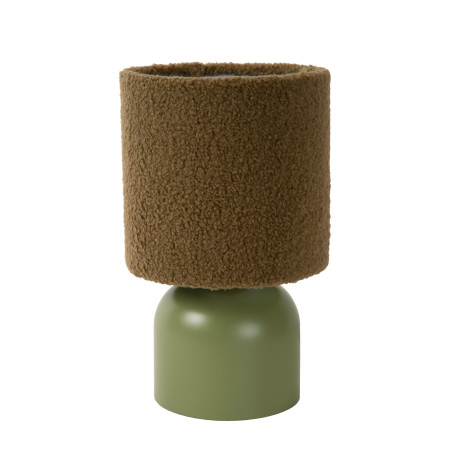 Lucide WOOLLY - Lampe de table - Ø 16 cm - 1xE14 - Vert