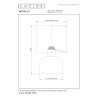 Lucide WOOLLY - Lampe de table - Ø 16 cm - 1xE14 - Vert