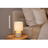 Lucide WOOLLY - Lampe de table - Ø 16 cm - 1xE14 - Crème