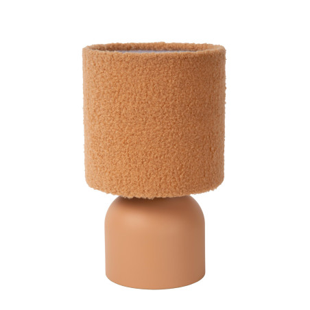 Lucide WOOLLY - Lampe de table - Ø 16 cm - 1xE14 - Jaune Ocre