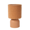Lucide WOOLLY - Lampe de table - Ø 16 cm - 1xE14 - Jaune Ocre