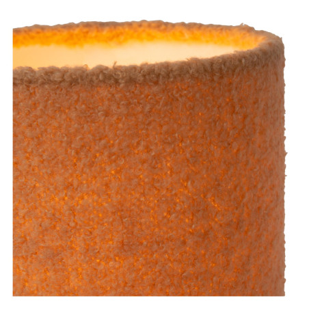 Lucide WOOLLY - Lampe de table - Ø 16 cm - 1xE14 - Jaune Ocre