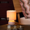Lucide WOOLLY - Lampe de table - Ø 16 cm - 1xE14 - Rose