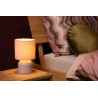 Lucide WOOLLY - Lampe de table - Ø 16 cm - 1xE14 - Rose