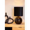 Lucide ESTERAD - Lampe de table - Ø 24 cm - 1xE14 - Noir