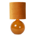 Lucide ESTERAD - Lampe de table - Ø 24 cm - 1xE14 - Jaune Ocre