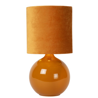 Lucide ESTERAD - Lampe de table - Ø 24 cm - 1xE14 - Jaune Ocre
