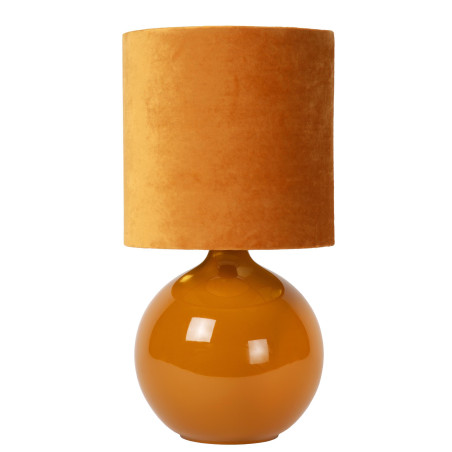 Lucide ESTERAD - Lampe de table - Ø 24 cm - 1xE14 - Jaune Ocre