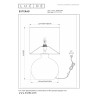 Lucide ESTERAD - Lampe de table - Ø 24 cm - 1xE14 - Jaune Ocre