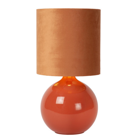 Lucide ESTERAD - Lampe de table - Ø 24 cm - 1xE14 - Orange