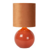 Lucide ESTERAD - Lampe de table - Ø 24 cm - 1xE14 - Orange