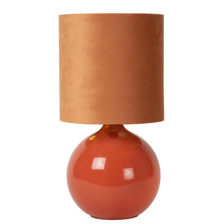 Lucide ESTERAD - Lampe de table - Ø 24 cm - 1xE14 - Orange