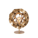 Lucide HANNELORE - Lampe de table - Ø 25 cm - 1xE27 - Or Mat / Laiton