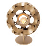 Lucide HANNELORE - Lampe de table - Ø 25 cm - 1xE27 - Or Mat / Laiton