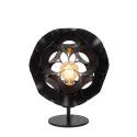 Lucide HANNELORE - Lampe de table - Ø 25 cm - 1xE27 - Noir