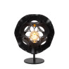 Lucide HANNELORE - Lampe de table - Ø 25 cm - 1xE27 - Noir