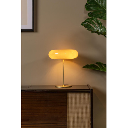 Lucide SENTINO - Lampe de table - Ø 30 cm - 3xG9 - Taupe