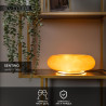 Lucide SENTINO - Lampe de table - Ø 29,5 cm - 3xG9 - Taupe
