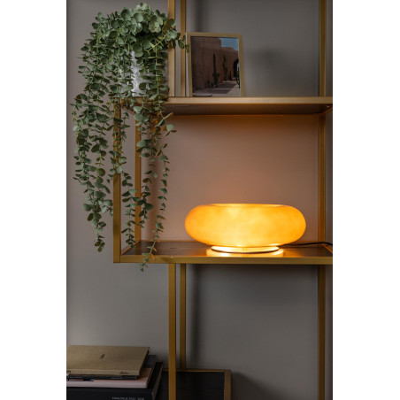 Lucide SENTINO - Lampe de table - Ø 29,5 cm - 3xG9 - Taupe