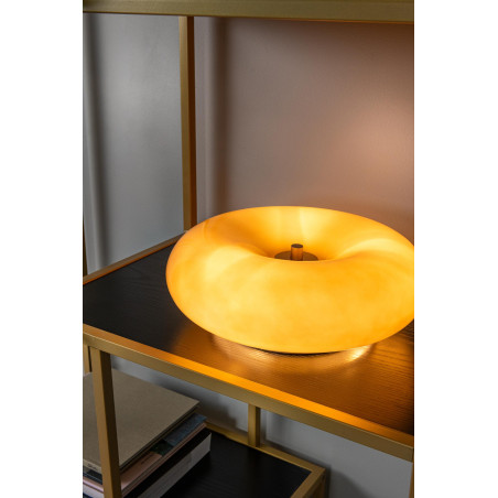 Lucide SENTINO - Lampe de table - Ø 29,5 cm - 3xG9 - Taupe