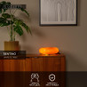 Lucide SENTINO - Lampe de table - Ø 29,5 cm - 3xG9 - Orange
