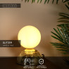 Lucide GLITZER - Lampe de table - Ø 14 cm - 1xG9 - Or - Essential