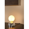 Lucide GLITZER - Lampe de table - Ø 14 cm - 1xG9 - Argenté - Essential