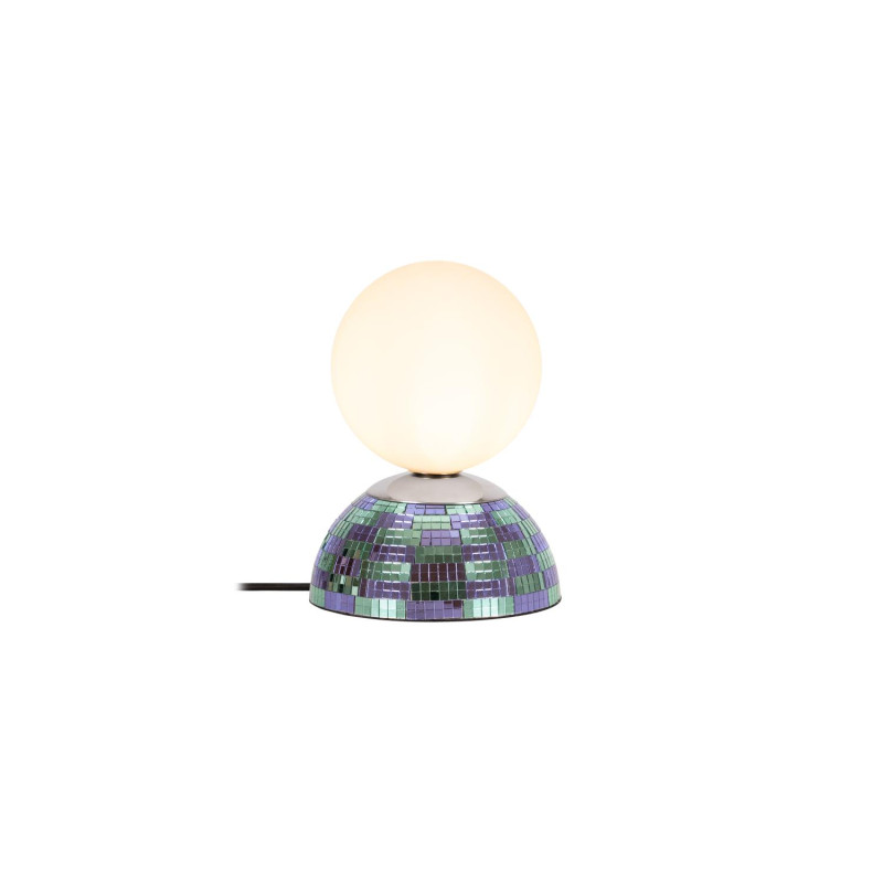 Lucide GLITZER - Lampe de table - Ø 14 cm - 1xG9 - Bleu - Essential
