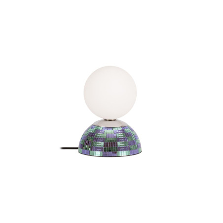 Lucide GLITZER - Lampe de table - Ø 14 cm - 1xG9 - Bleu - Essential