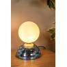 Lucide GLITZER - Lampe de table - Ø 14 cm - 1xG9 - Bleu - Essential