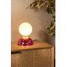 Lucide GLITZER - Lampe de table - Ø 14 cm - 1xG9 - Rose - Essential