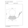 Lucide GLITZER - Lampe de table - Ø 14 cm - 1xG9 - Rose - Essential