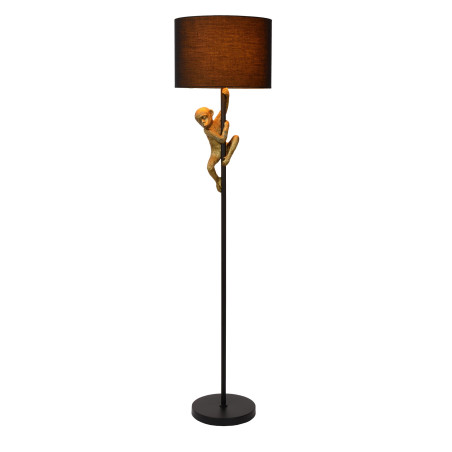 Lucide EXTRAVAGANZA CHIMP - Lampadaire - Ø 35 cm - 1xE27 - Noir