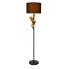 Lucide EXTRAVAGANZA CHIMP - Lampadaire - Ø 35 cm - 1xE27 - Noir