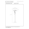 Lucide EXTRAVAGANZA CHIMP - Lampadaire - Ø 35 cm - 1xE27 - Noir