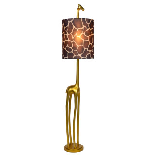 Lucide EXTRAVAGANZA MISS TALL - Lampadaire - Ø 31,5 cm - 1xE27 - Or Mat / Laiton