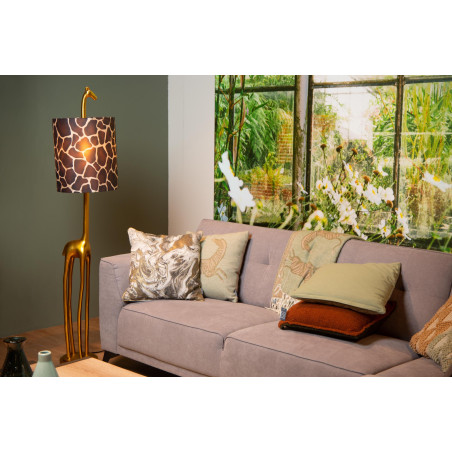 Lucide EXTRAVAGANZA MISS TALL - Lampadaire - Ø 31,5 cm - 1xE27 - Or Mat / Laiton