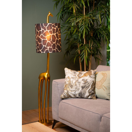 Lucide EXTRAVAGANZA MISS TALL - Lampadaire - Ø 31,5 cm - 1xE27 - Or Mat / Laiton