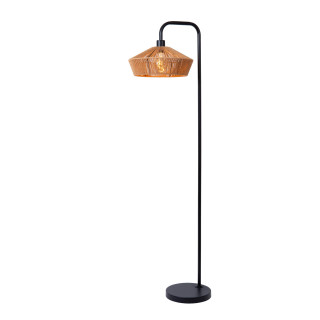 Lucide YUNKAI - Lampadaire - Ø 40 cm - 1xE27 - Naturel