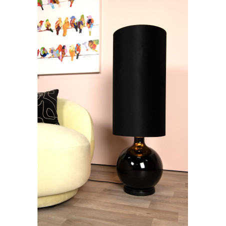 Lucide ESTERAD - Lampadaire - Ø 34 cm - 1xE27 - Noir