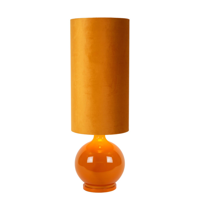 Lucide ESTERAD - Lampadaire - Ø 34 cm - 1xE27 - Jaune Ocre